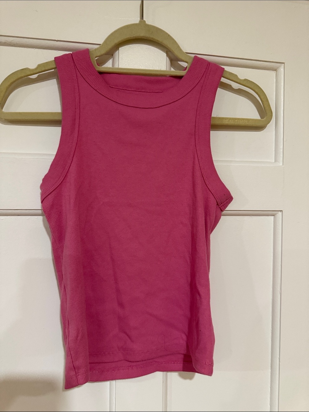 Old Navy Hot Pink Ribbed Tank
